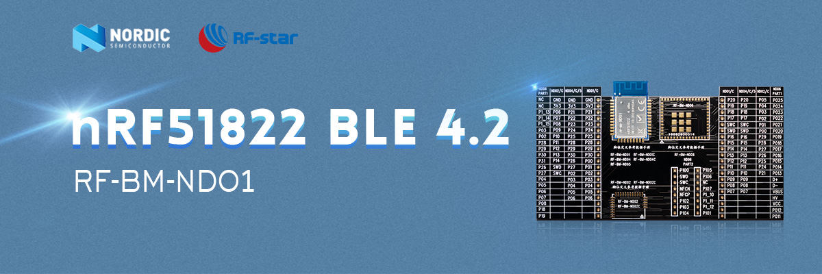 Модуль BLE4.2 с чипом Nordic nRF51822 RF-BM-ND01