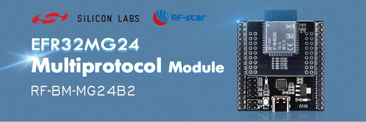 Многопротокольный модуль EFR32MG24 RF-BM-MG24B2