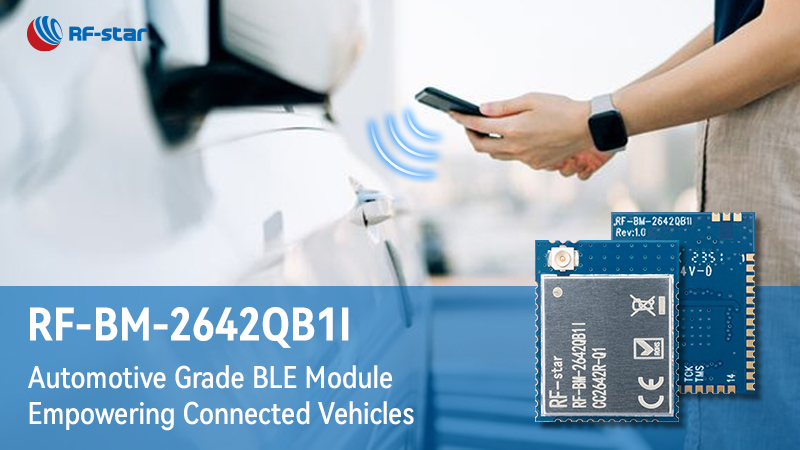 Модуль BLE автомобильного класса RF-BM-2642QB1I, расширяющий возможности подключенных транспортных средств