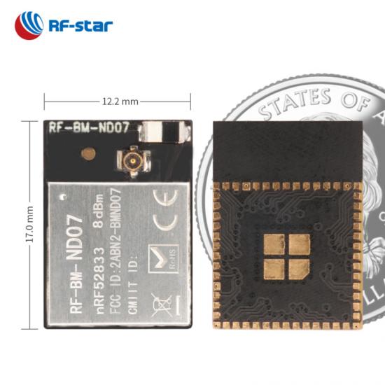 Multi-Protocol Nordic SoC nRF52833 Module RF-BM-ND07