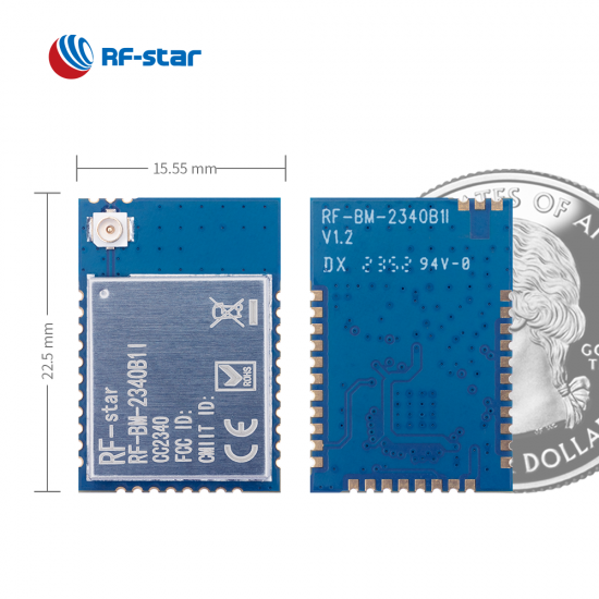 RF-BM-2340B1I BLE ZigBee Module Based on TI CC2340R5