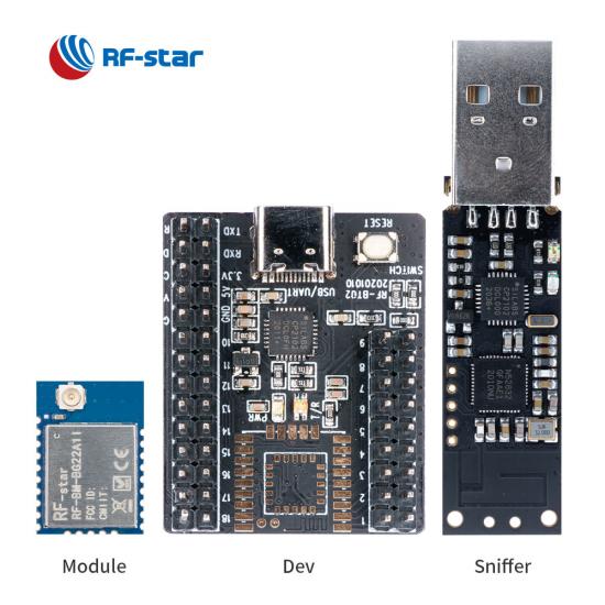 Low Power Bluetooth 5.2 nEFR32BG22 Module with IPEX antenna