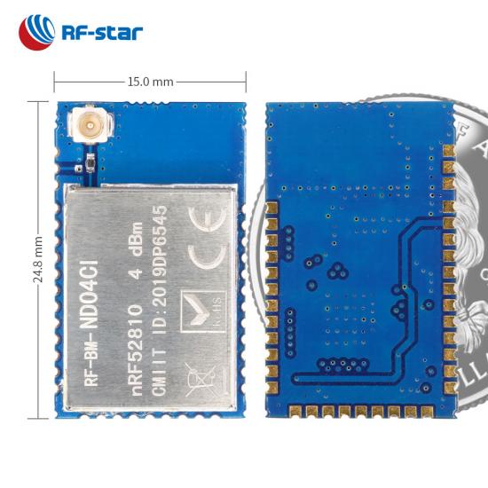 Bluetooth 5.0 Low Energy Module with Nordic nRF52810 RF-BM-ND04CI
