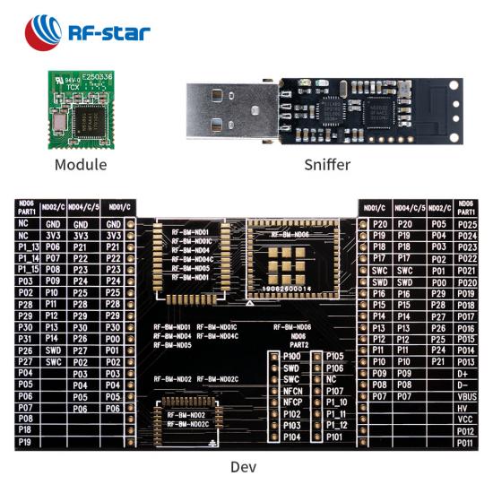 BLE4.2 Module with Nordic nRF51802 Chip RF-BM-ND02C