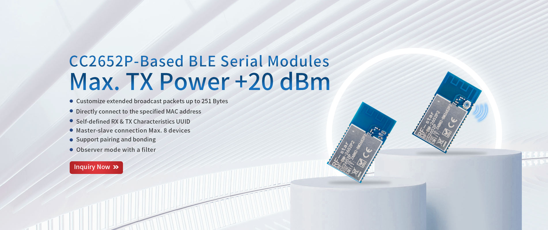 CC2652P-Based BLE Serial Modules