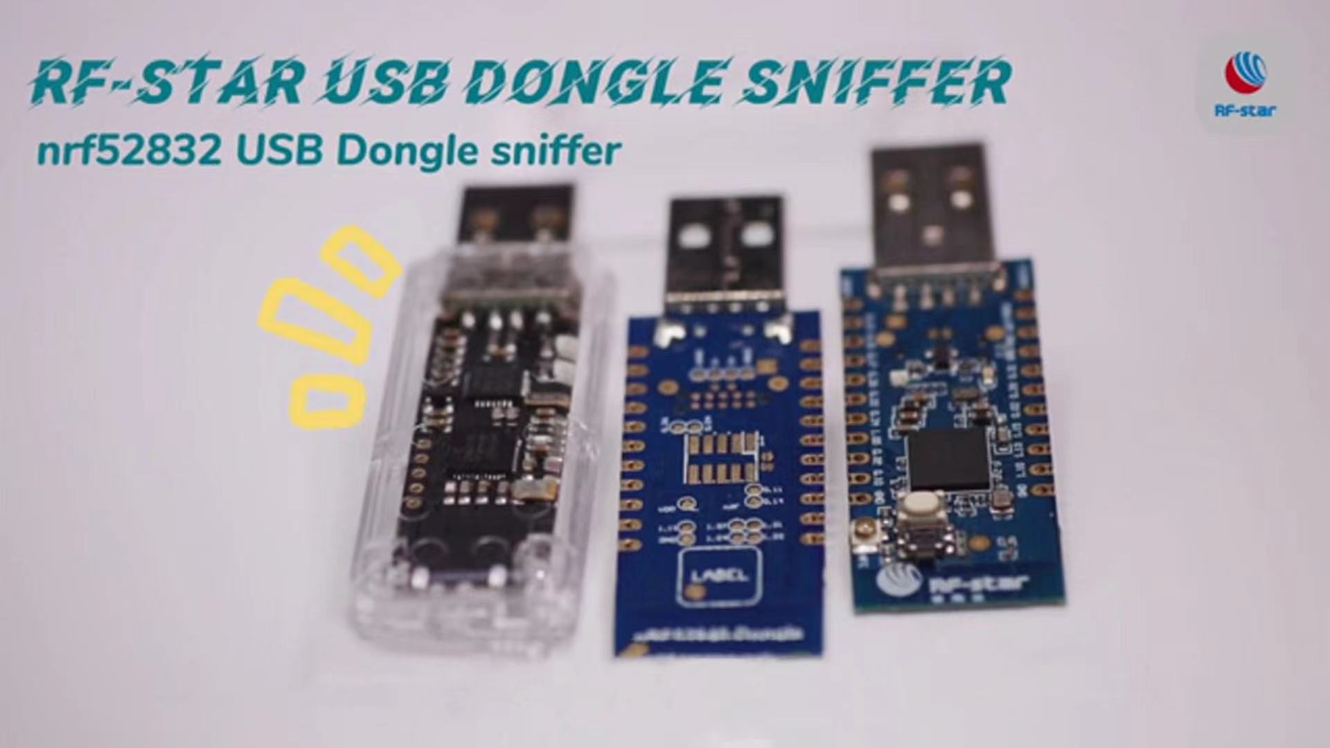 nRF Connect RF-star Low Energy BLE 5.0 nRF52832 USB-адаптер сниффер