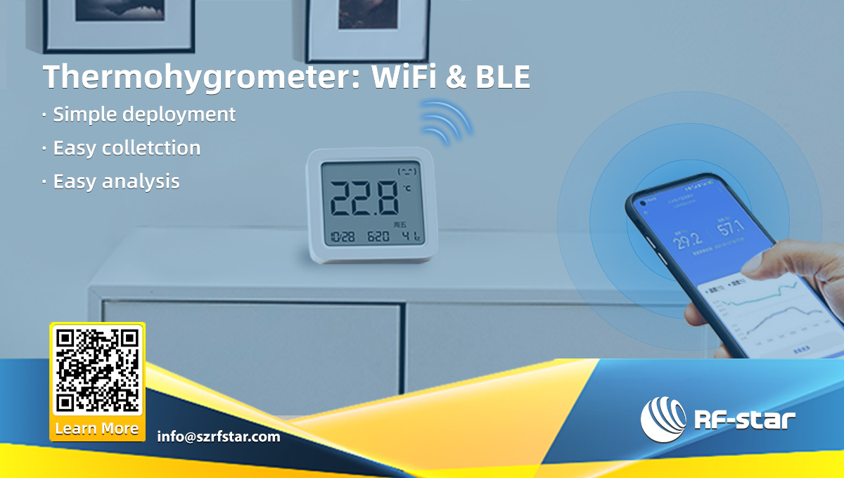 WiFi и BLE термометр